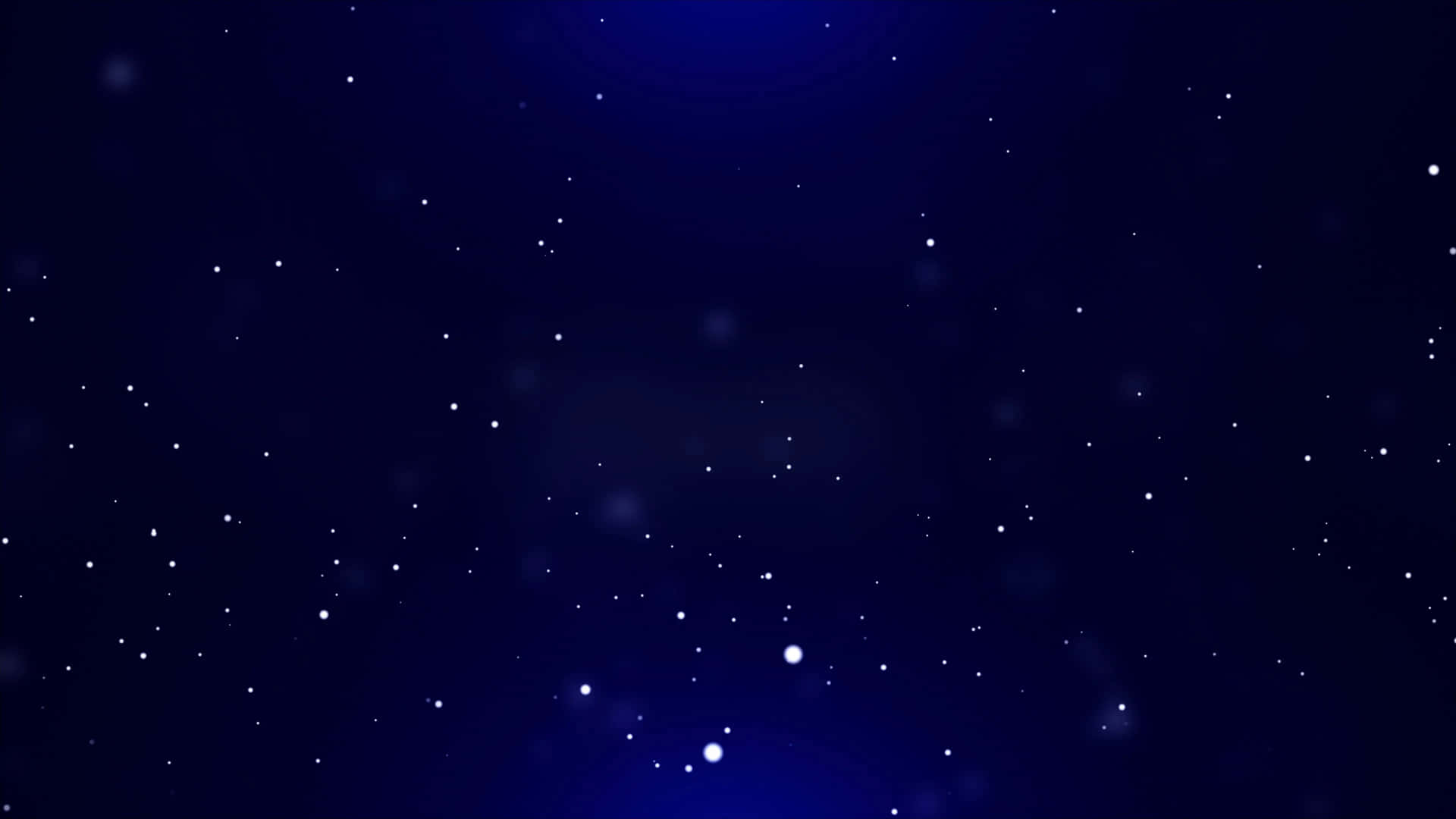深藍色的夜空充滿了星星和發光的星雲。