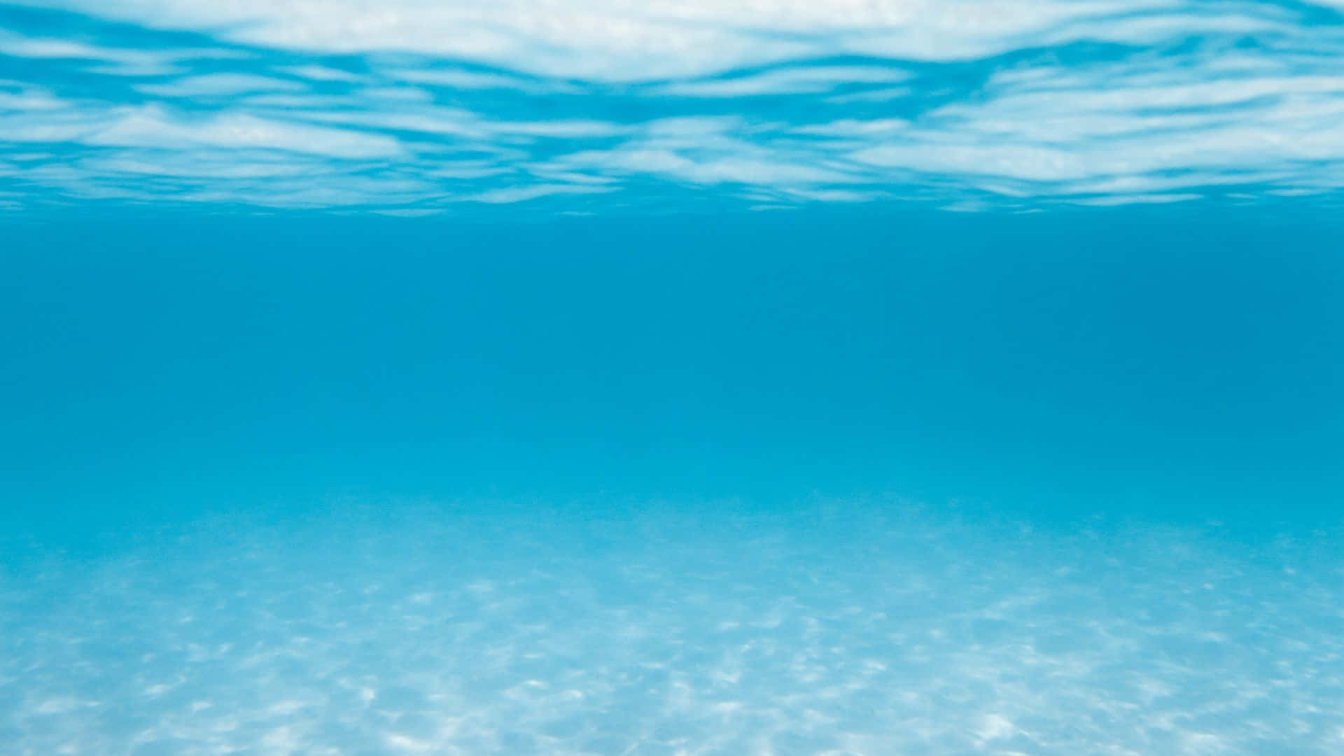 陽光在沙質底部上方的清澈藍色海水中泛起漣漪。