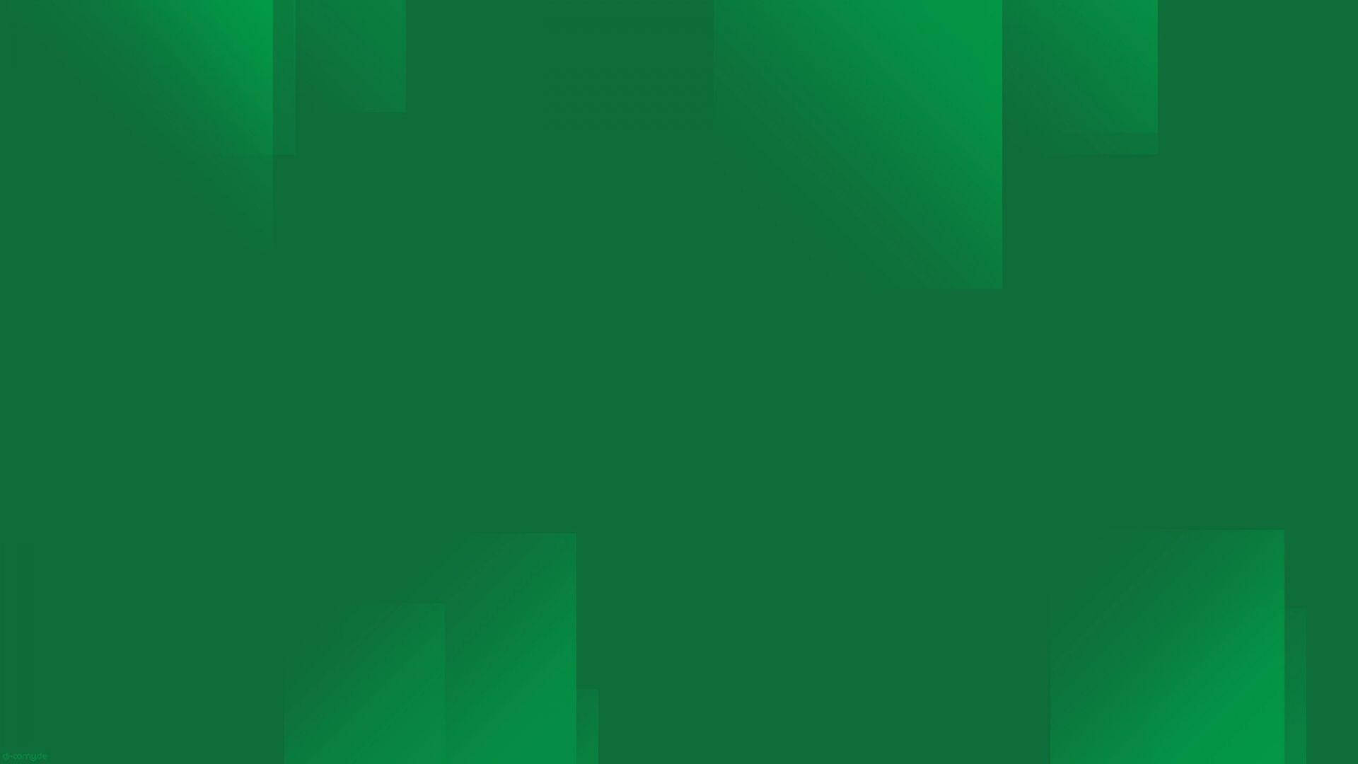 現代抽象綠色數碼牆紙，具有幾何形狀和漸變效果。