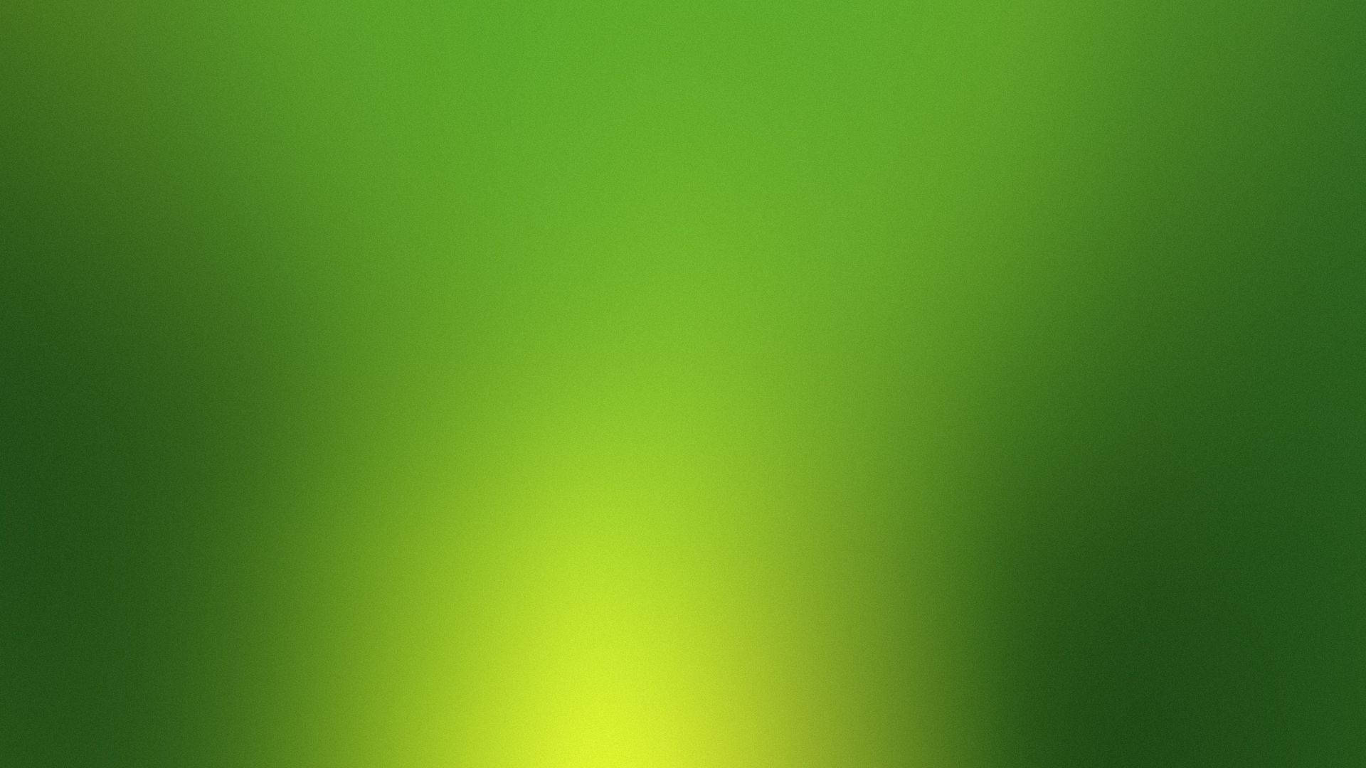 帶有黃色中心的鮮豔綠色漸變背景