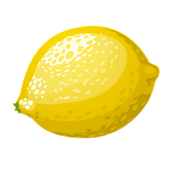 清新黃檸檬插畫 壁紙