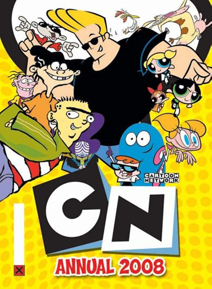 Cartoon Network Annual 2008 封面， featuring 受歡迎的動畫角色。