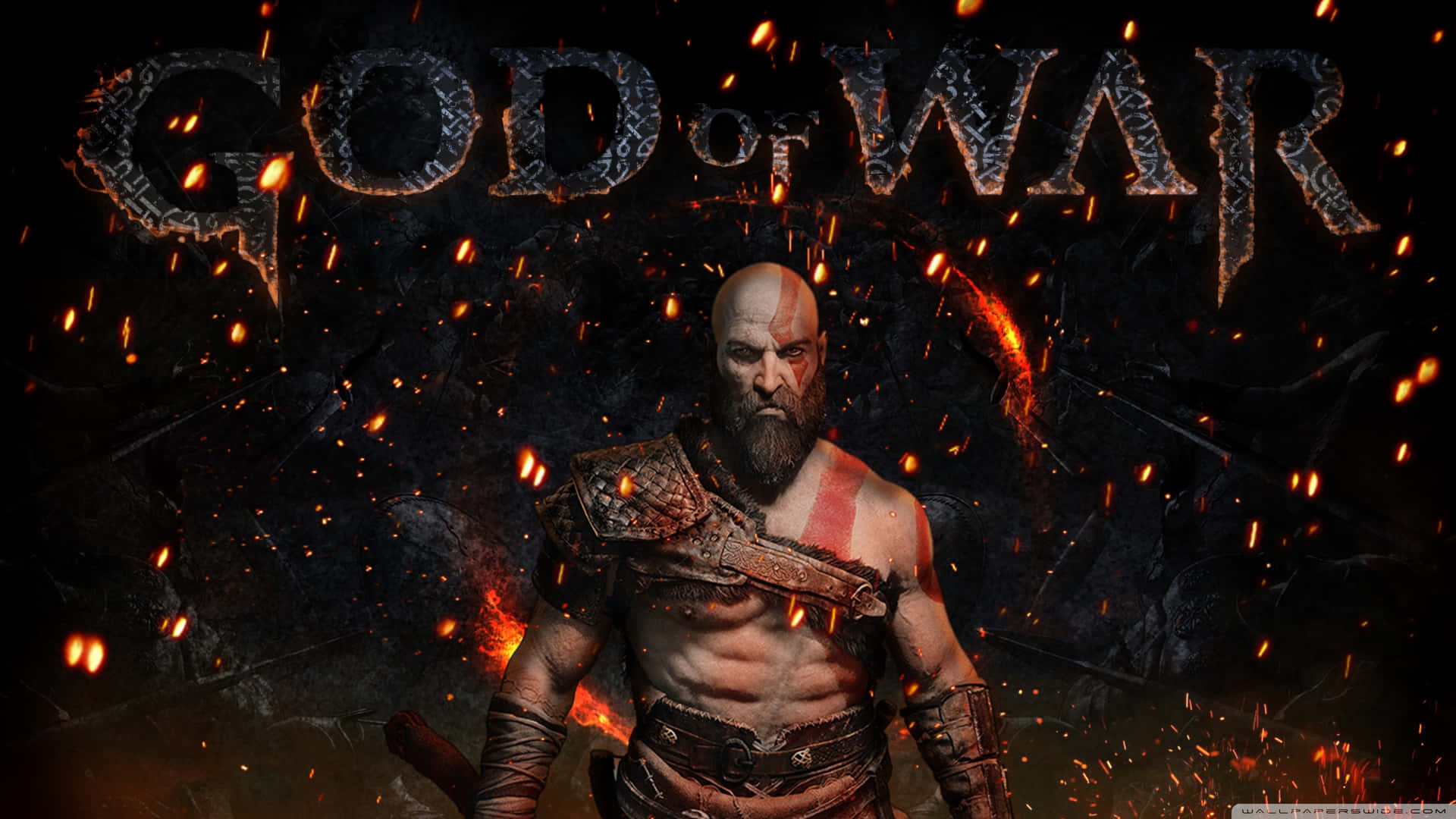 God of War 戰士與火花和標題