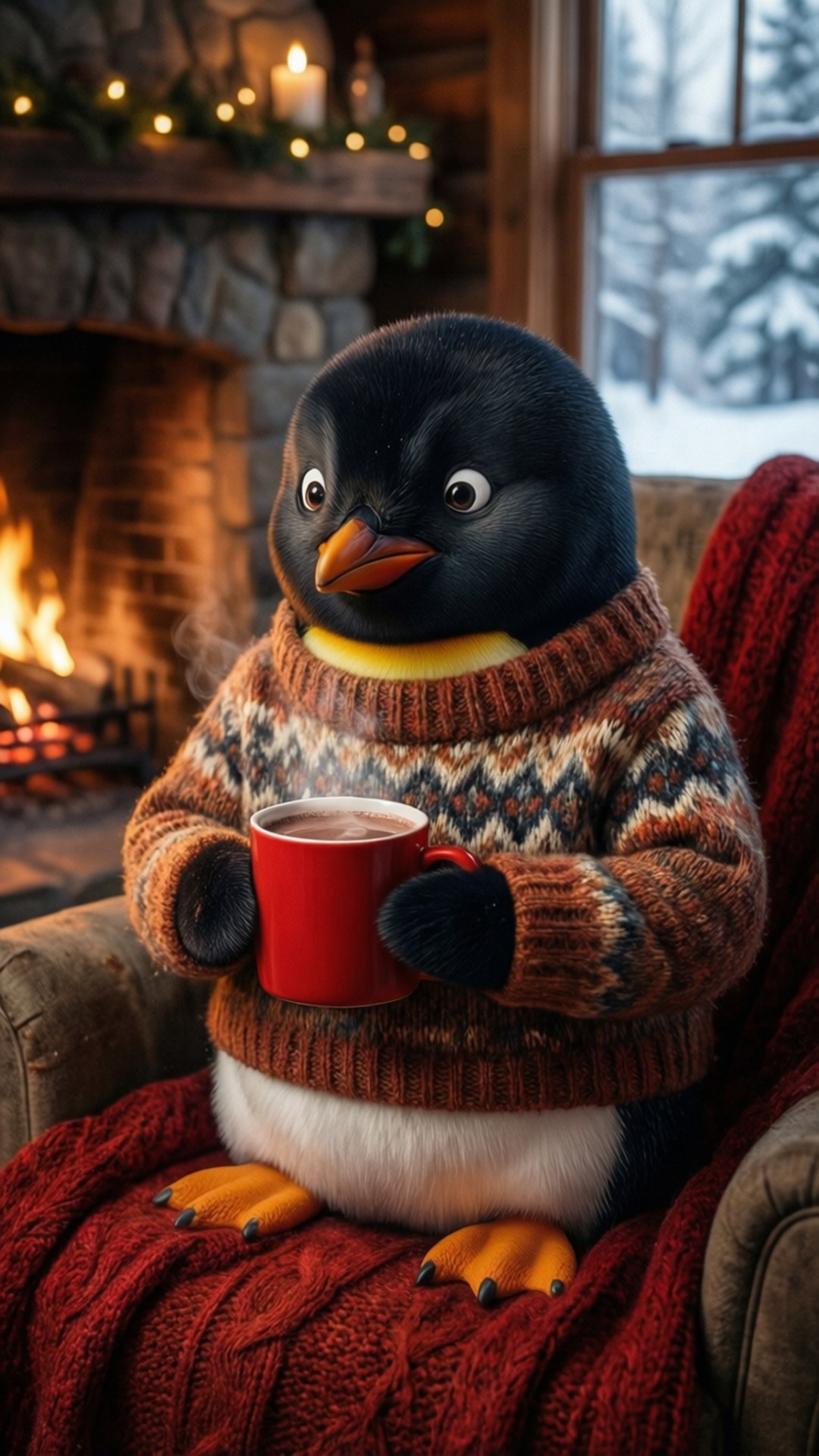 溫馨Pingu 壁紙