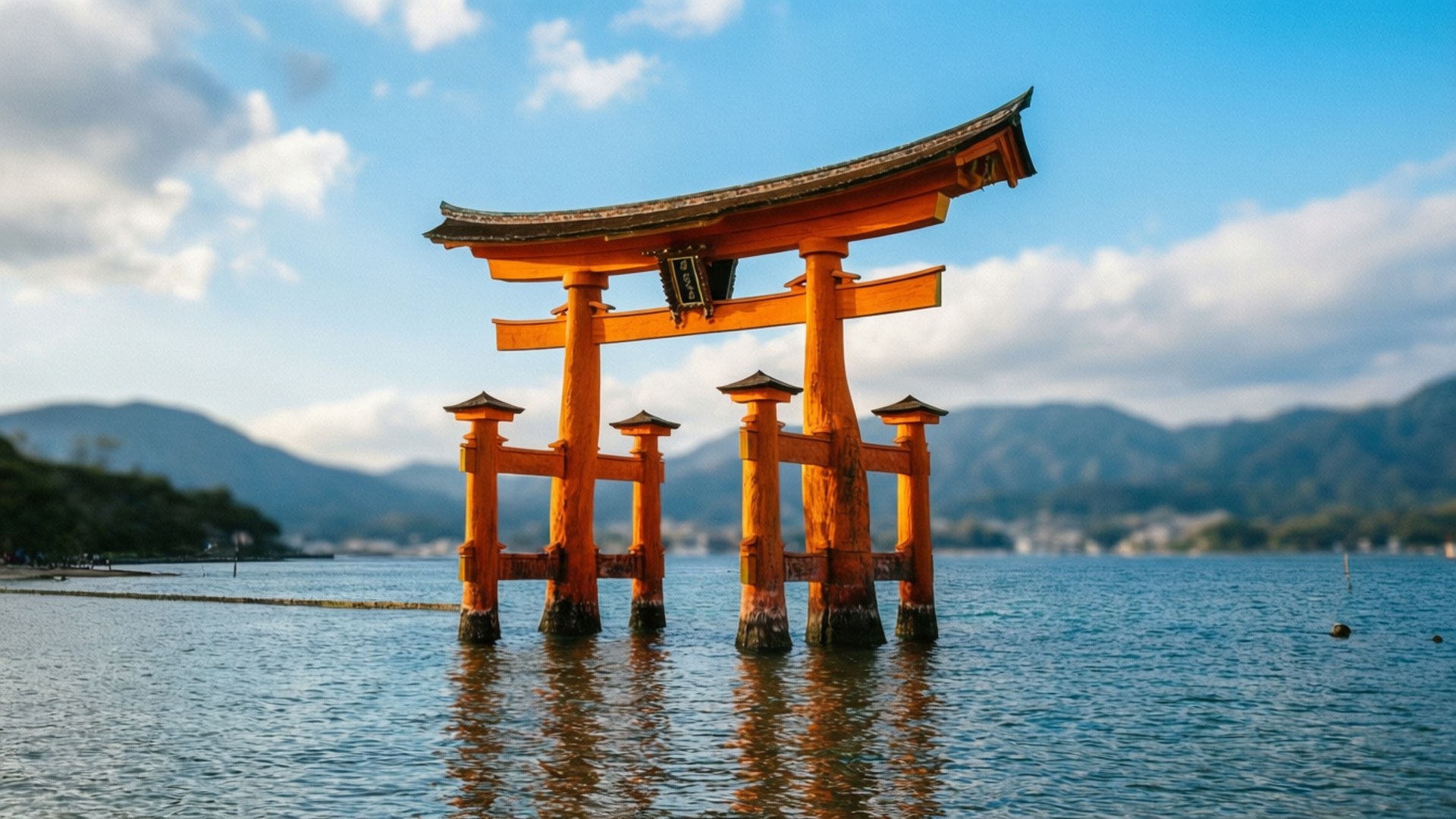 漂浮鳥居 壁紙