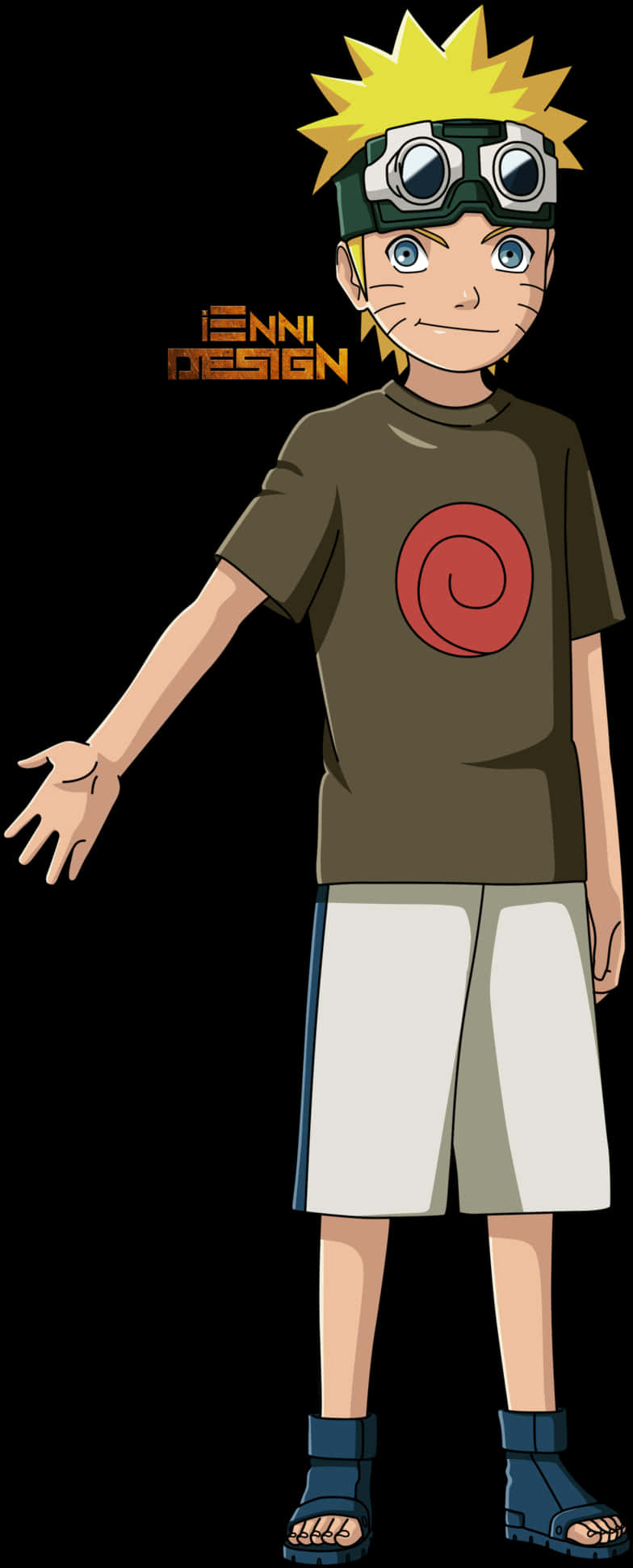 漩渦鳴人休閒服裝 壁紙