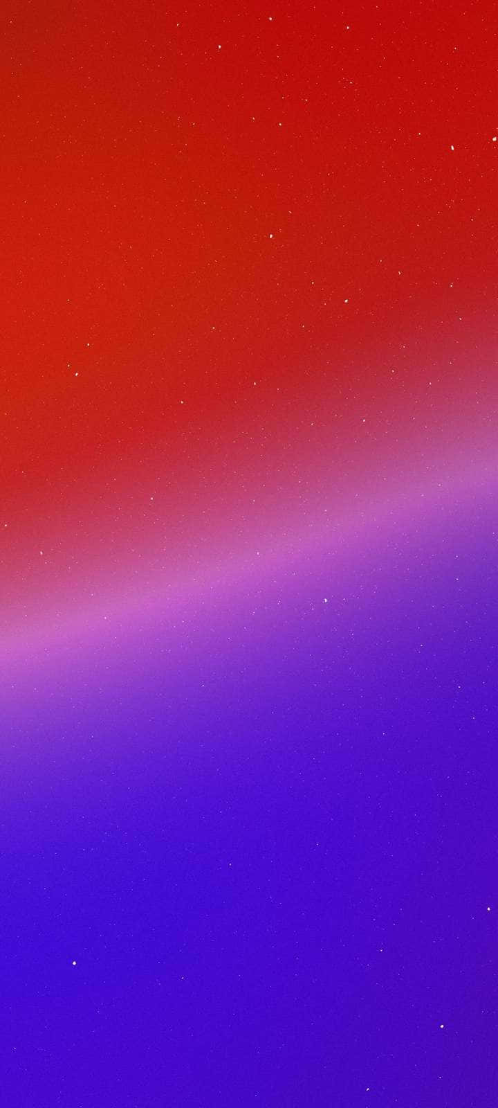 Solid Red 桌布 壁紙 — 漸變天空從火紅色過渡到深紫色，散落的星星點綴著宇宙的廣闊空間。