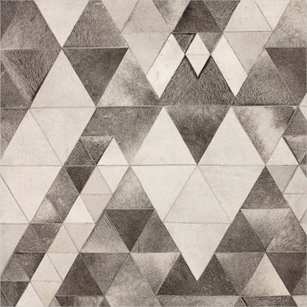 Carpet Texture 桌布 壁紙 — 灰色和白色牛皮革瓷磚以重複鑲嵌排列的幾何鑽石圖案。