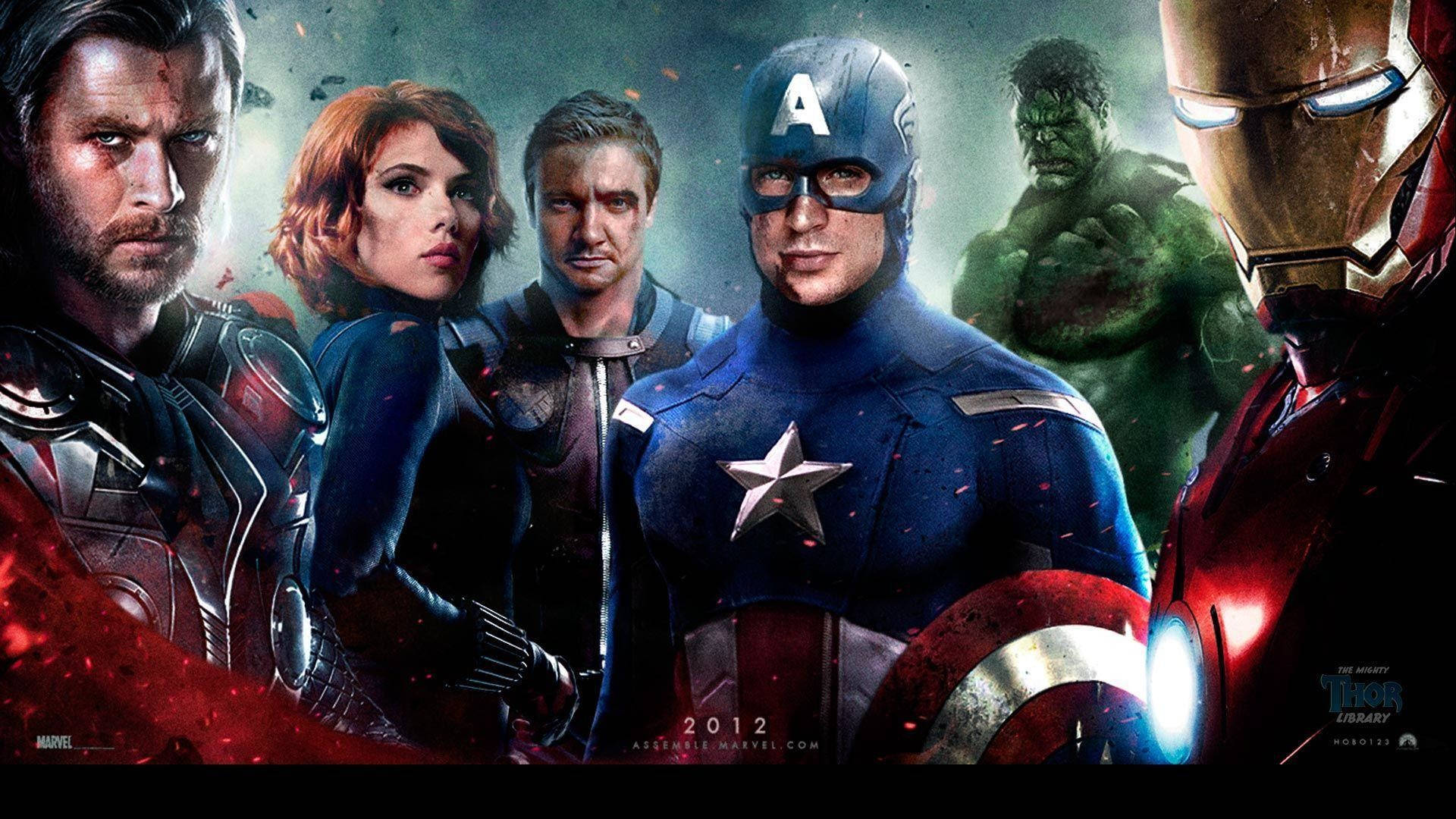 Marvel超級英雄團隊，包括美國隊長、鐵甲奇俠、雷神、黑寡婦和變形俠醫。