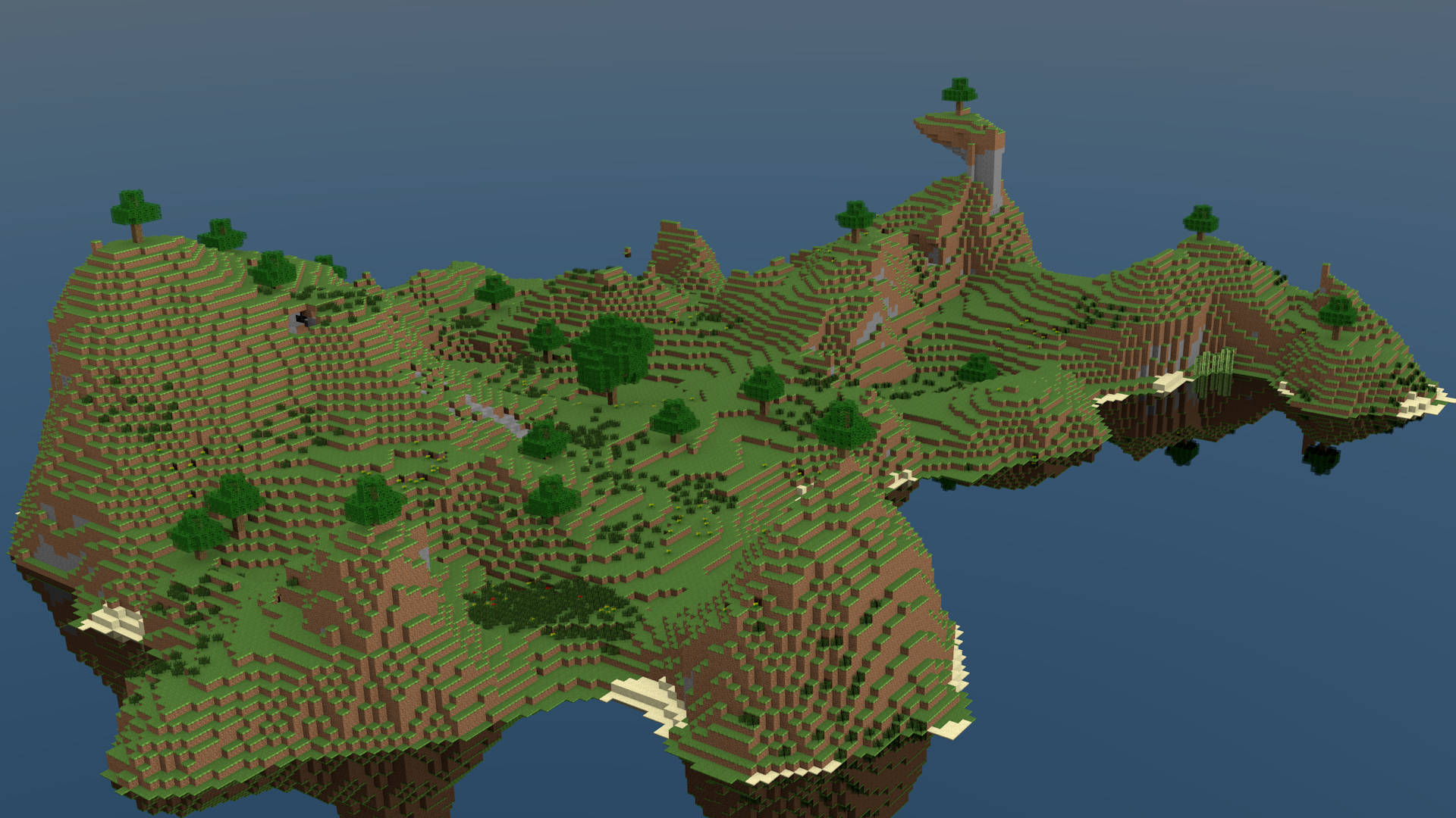 4K Minecraft磚塊地圖