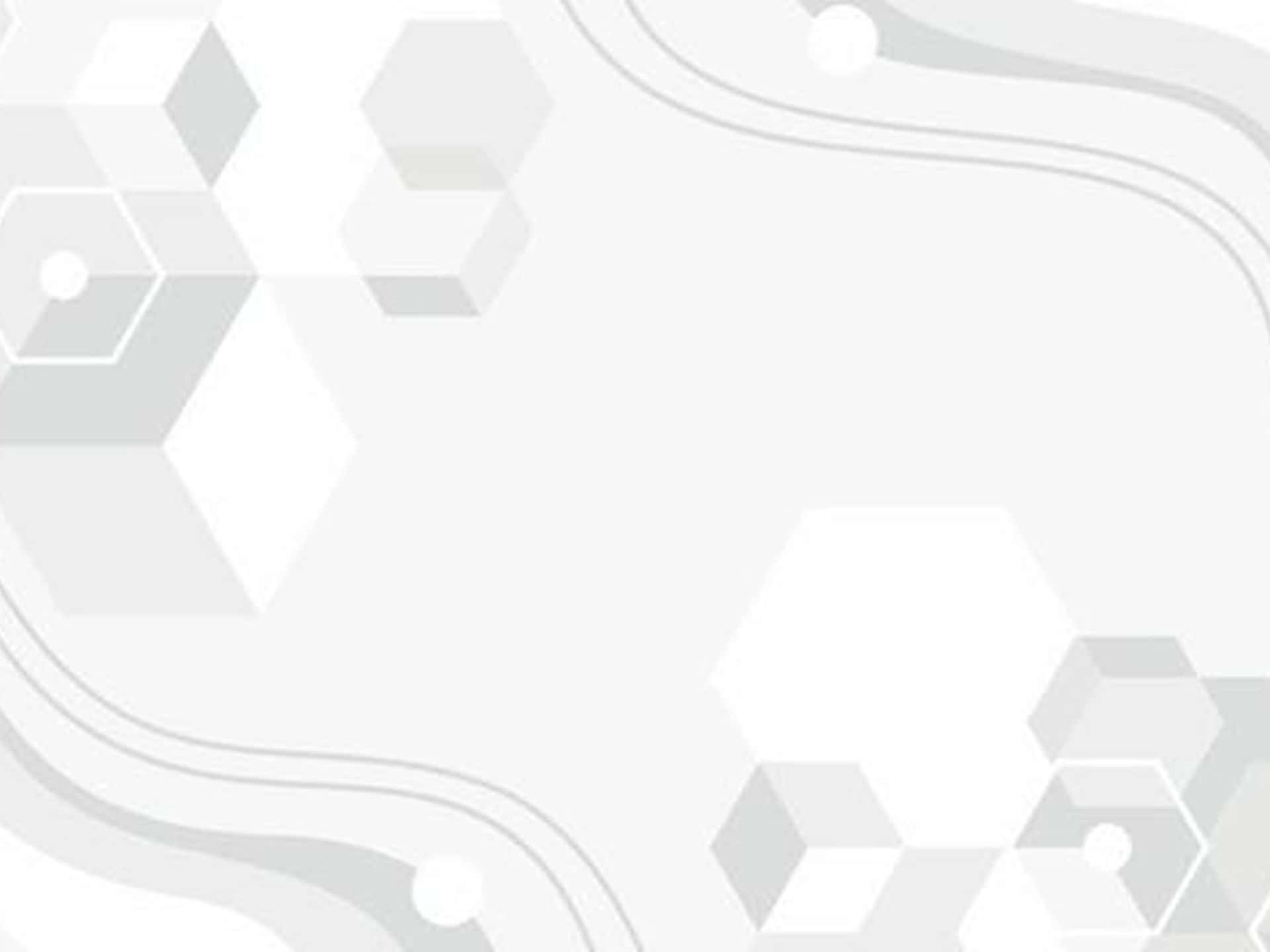 極簡抽象圖案，帶有浮動六邊形和曲線，採用灰階色調。