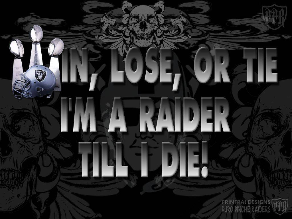 Raiders粉絲口號，附有骷髏頭和頭盔
