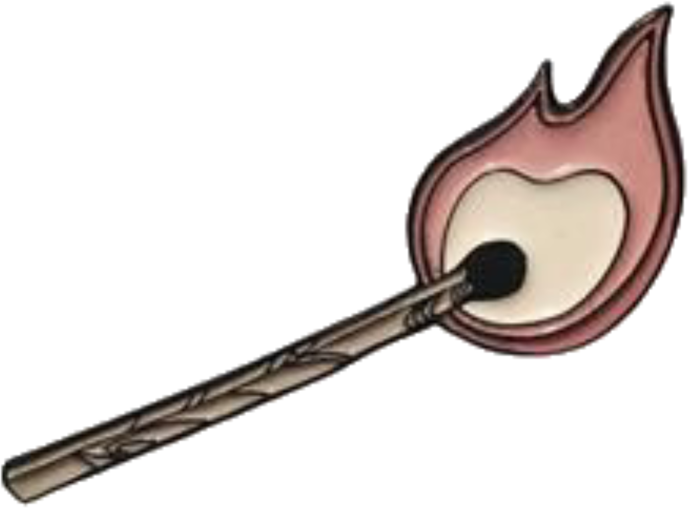 燃燒的火柴插圖 壁紙