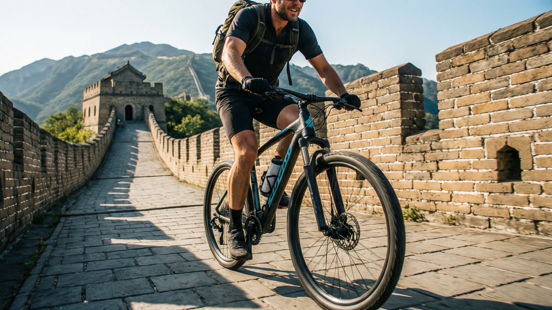 牆上單車 壁紙