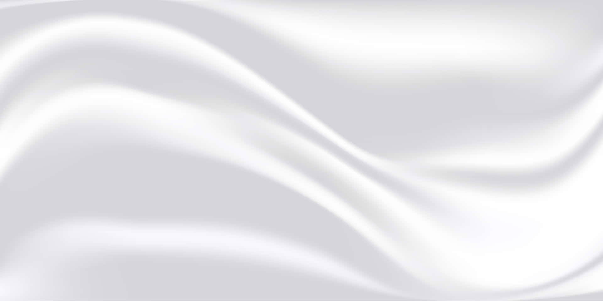 流動的白色絲綢布料，帶有柔和波浪和柔和高光。
