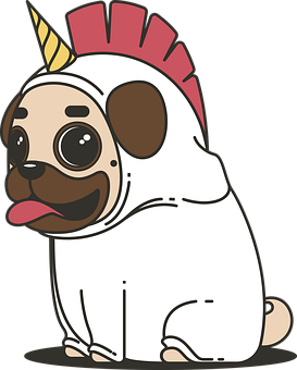 獨角獸寵物服裝 壁紙