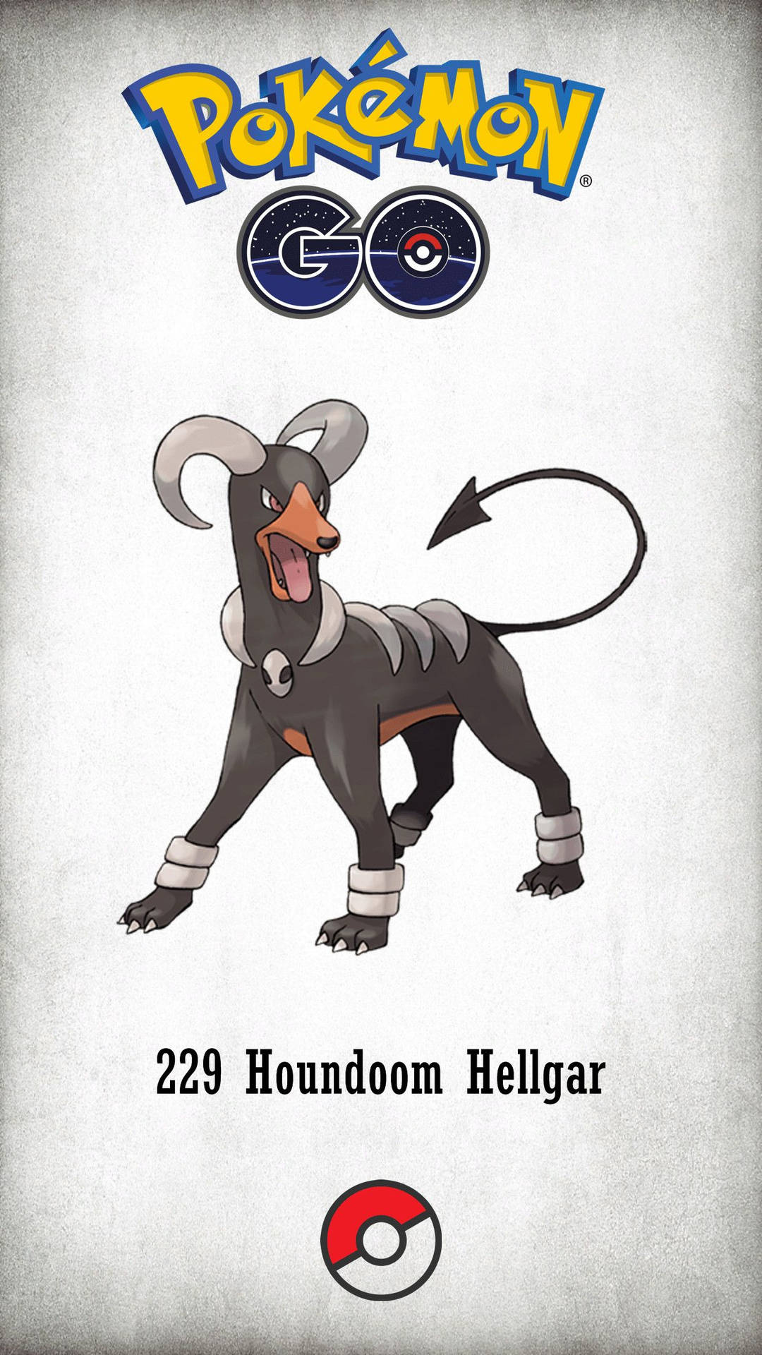 黑魯加 Hellgar Pokémon GO 卡牌，附有遊戲標誌和編號 229。