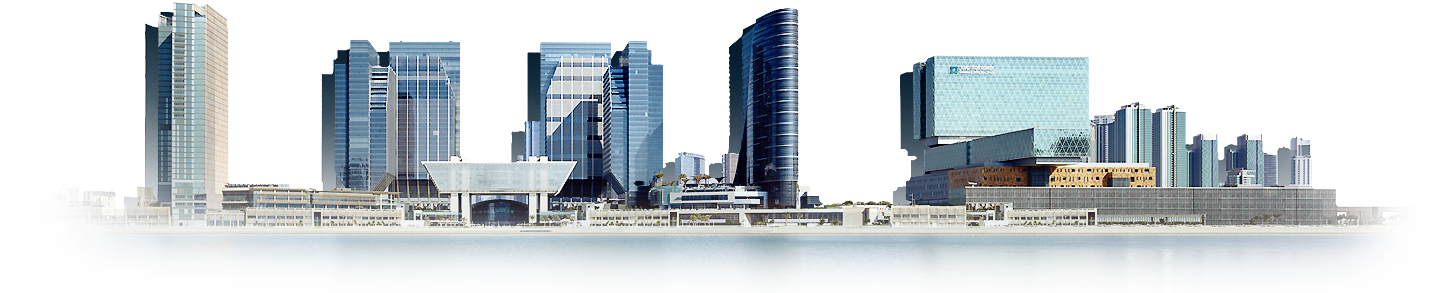 現代城市天際線全景 壁紙