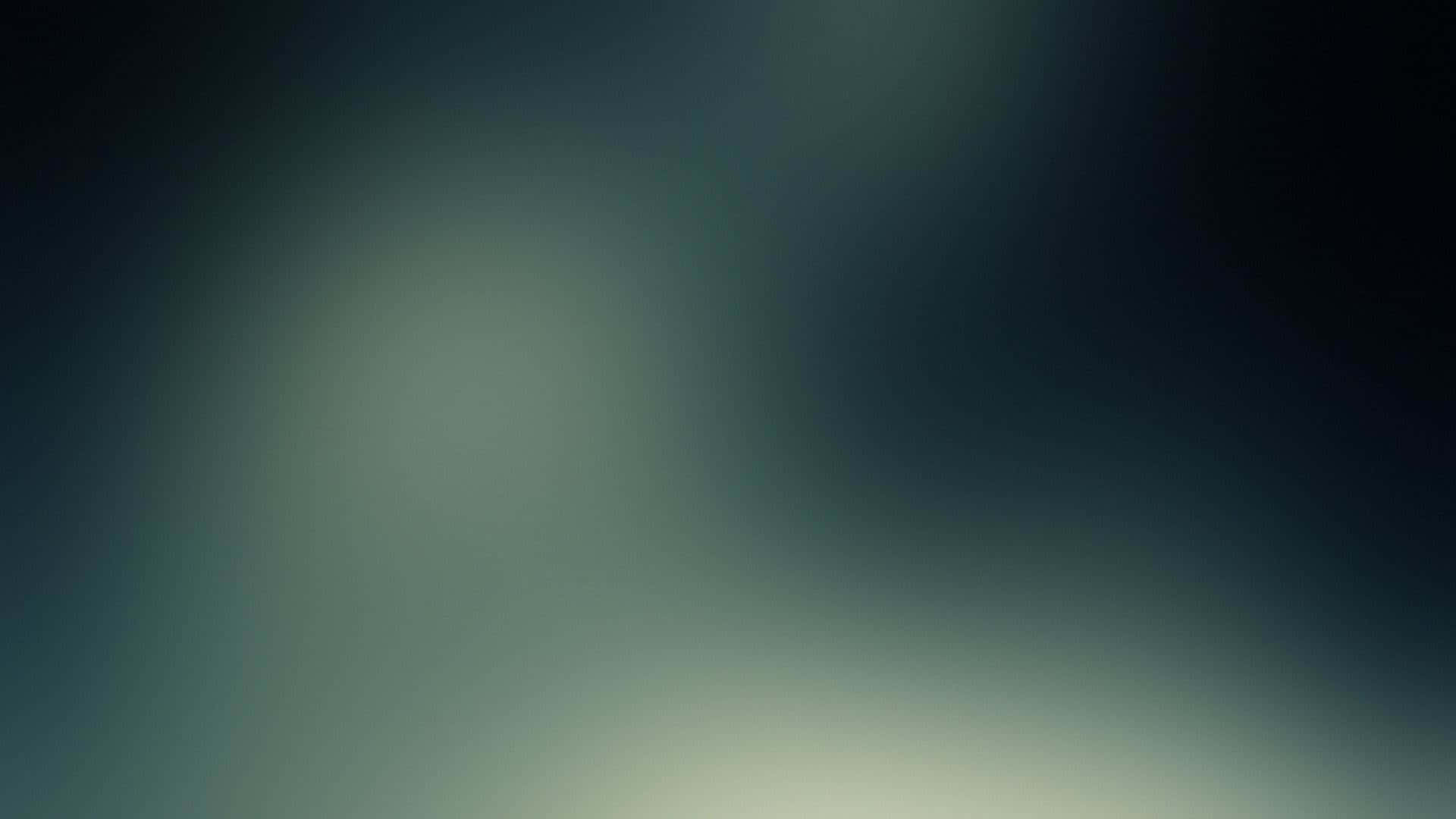 現代灰階漸層抽象背景 壁紙 — 深藍綠色與柔和綠色的柔和漸變融入陰影黑色，營造出平靜的抽象背景。