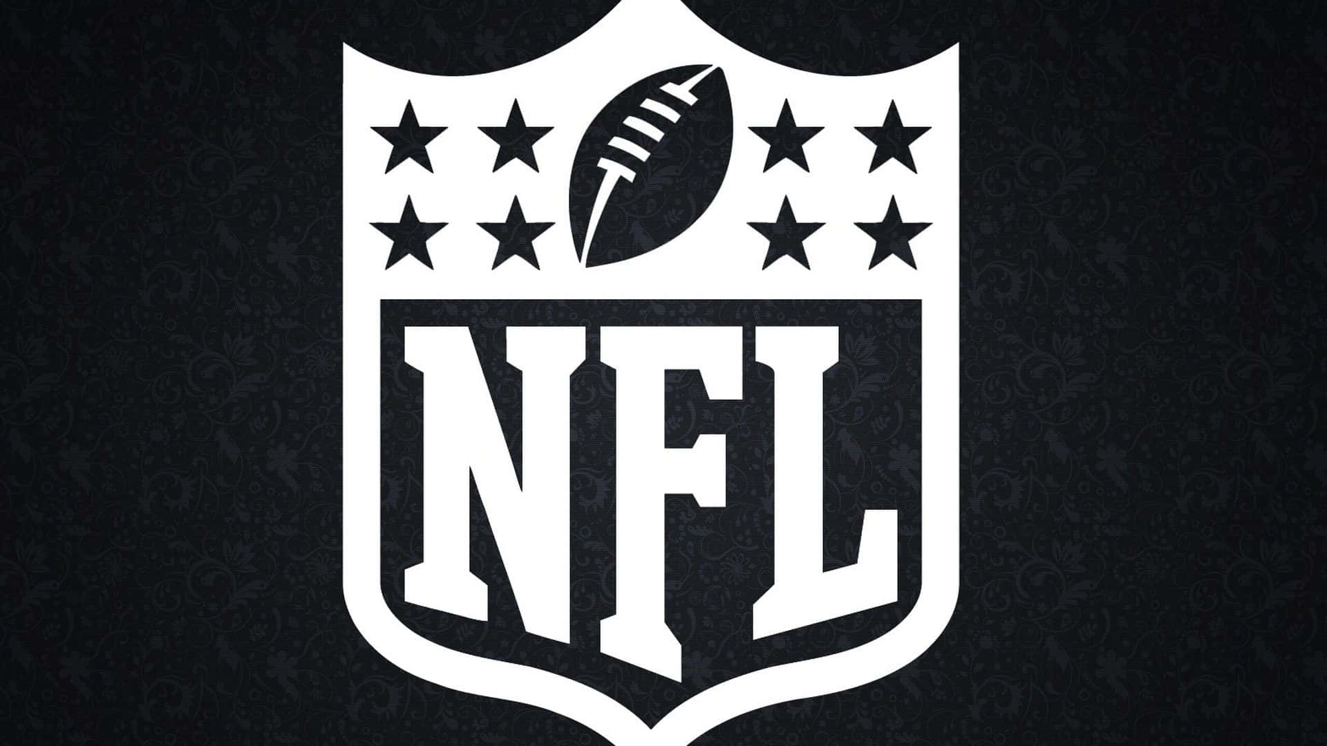 深色紋理背景上的NFL標誌