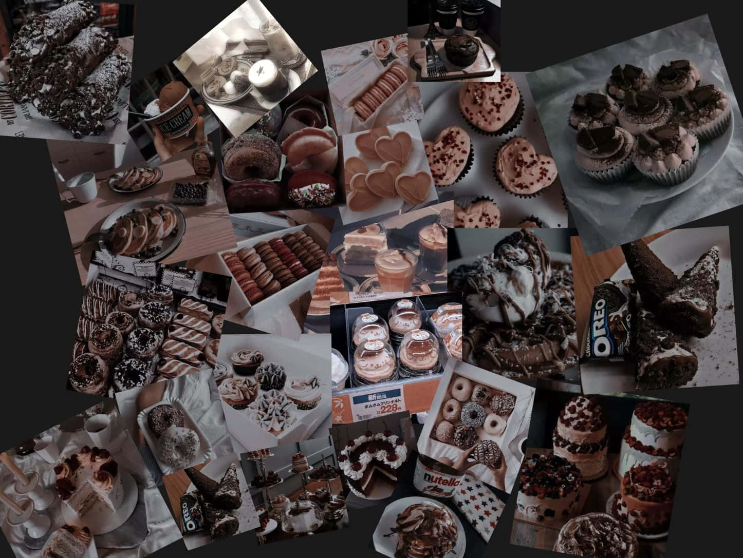 甜品背景 壁紙