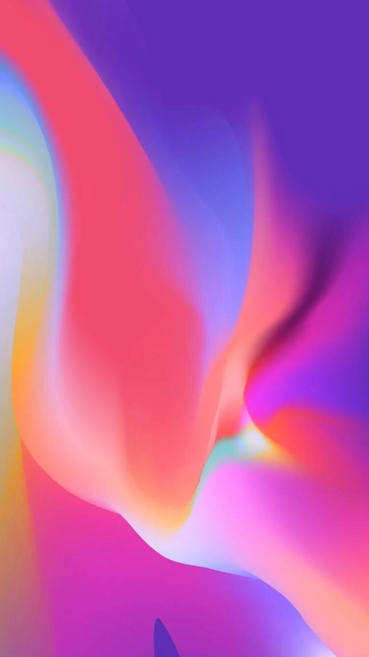 動感多彩的抽象數碼藝術，帶有流暢的漸變效果。