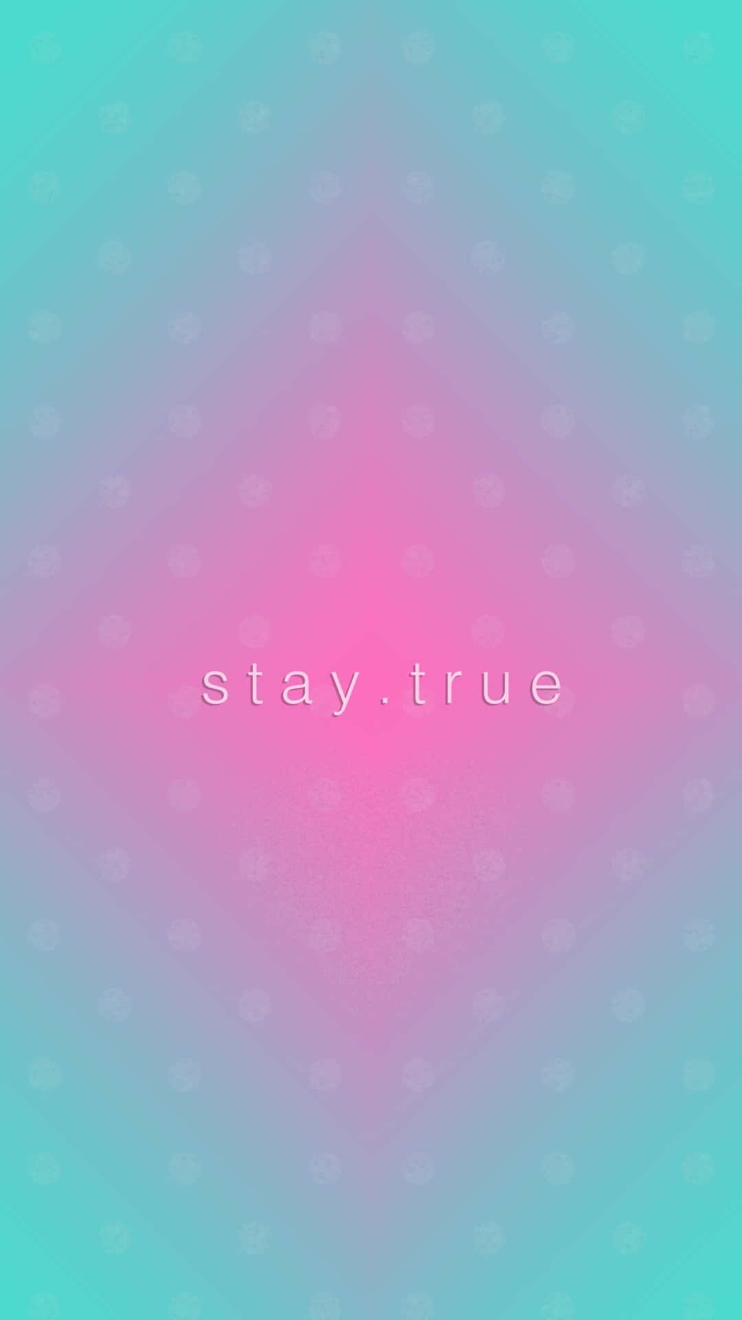 帶有柔和色彩的漸變背景和置中的文字 stay.true