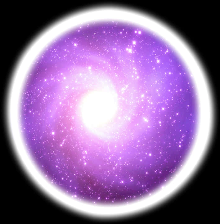 發光紫色星系門戶 壁紙