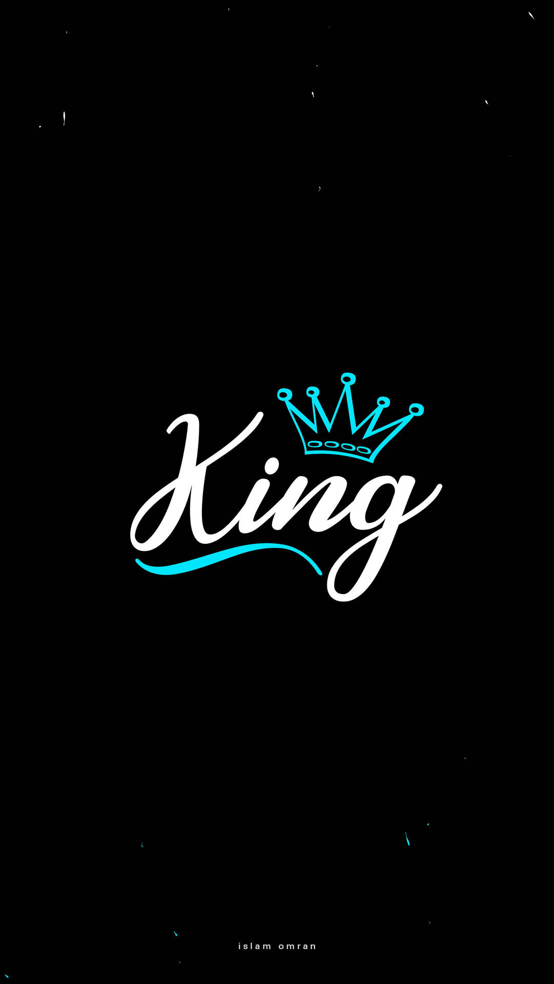 黑色背景上帶有皇冠的風格化 'King' 文字。