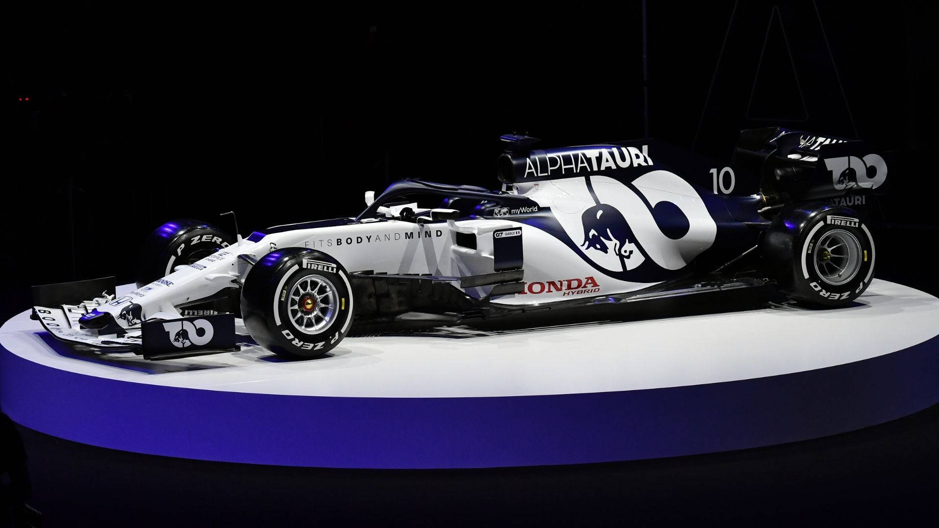AlphaTauri Honda一級方程式賽車展示舞台