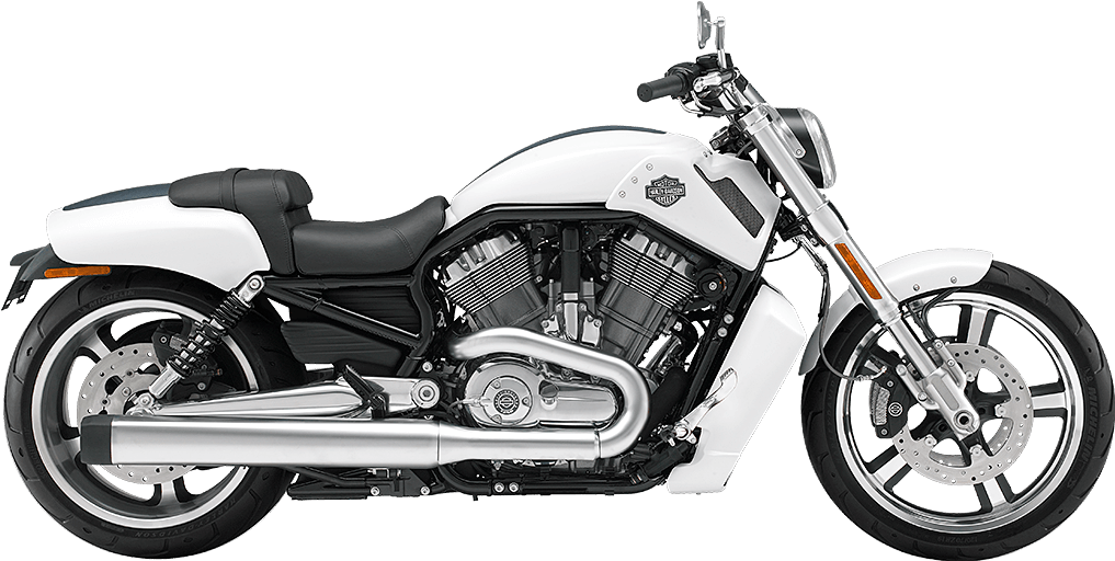 白色哈雷戴維森機車 壁紙 — 一輛時尚的白色Harley-Davidson摩托車，帶有鍍鉻裝飾和黑色座椅，在黑色背景上以側面展示。