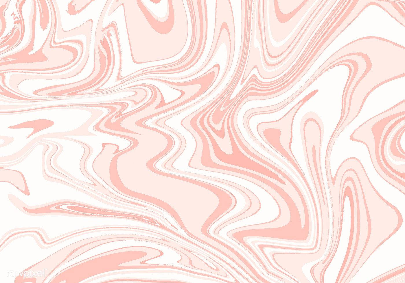 流動的粉紅色和白色漩渦的抽象圖案