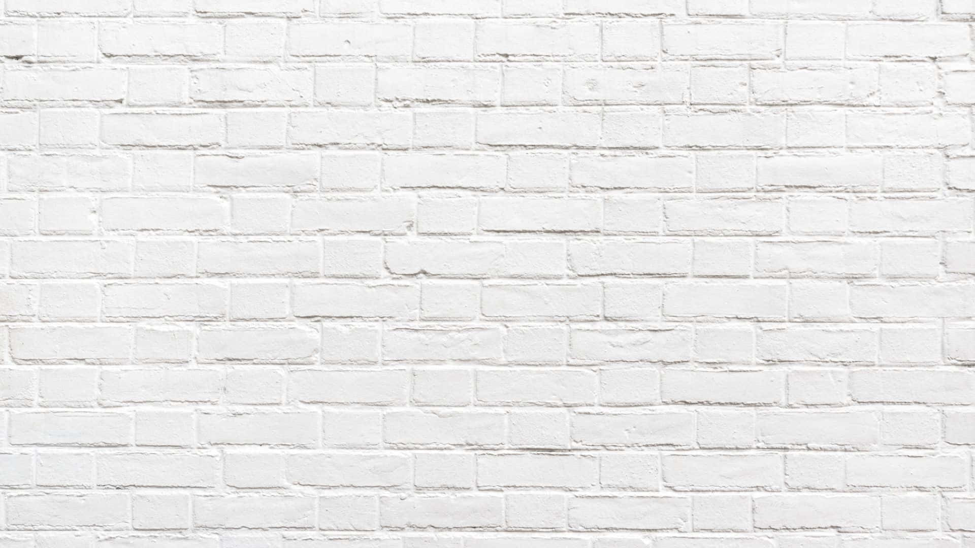 白色磚牆紋理背景 壁紙