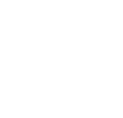 白色背景購物車圖示 壁紙 — 一個極簡風格的白色購物車圖標，黑色背景，圓角邊緣，兩個輪子。