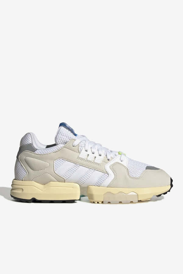 白色藍色 adidas yeezy 運動鞋 壁紙