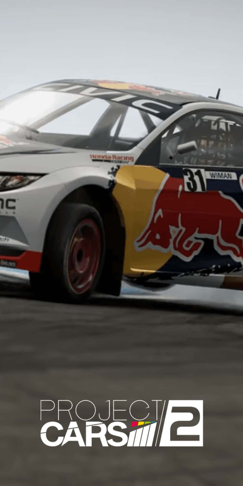 紅牛賽車在Project Cars 2遊戲中於賽道上疾馳。