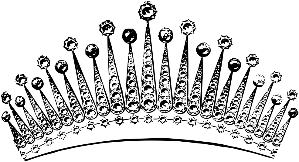 皇家皇冠剪影 壁紙