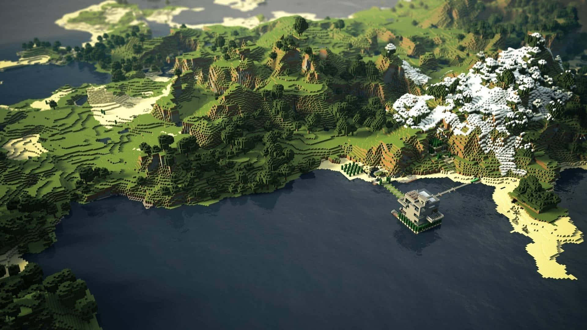 盡情享受Minecraft最精彩之處，探索所有特色功能 壁紙