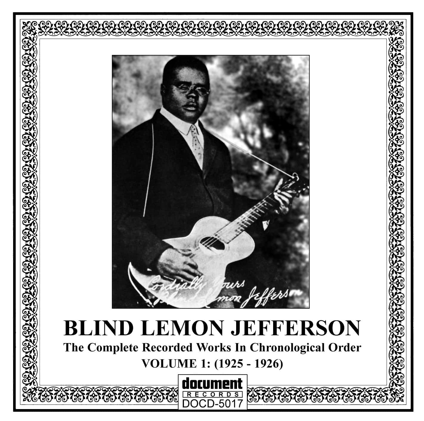 Blind Lemon Jefferson 完整錄音作品 1925-1926 專輯封面