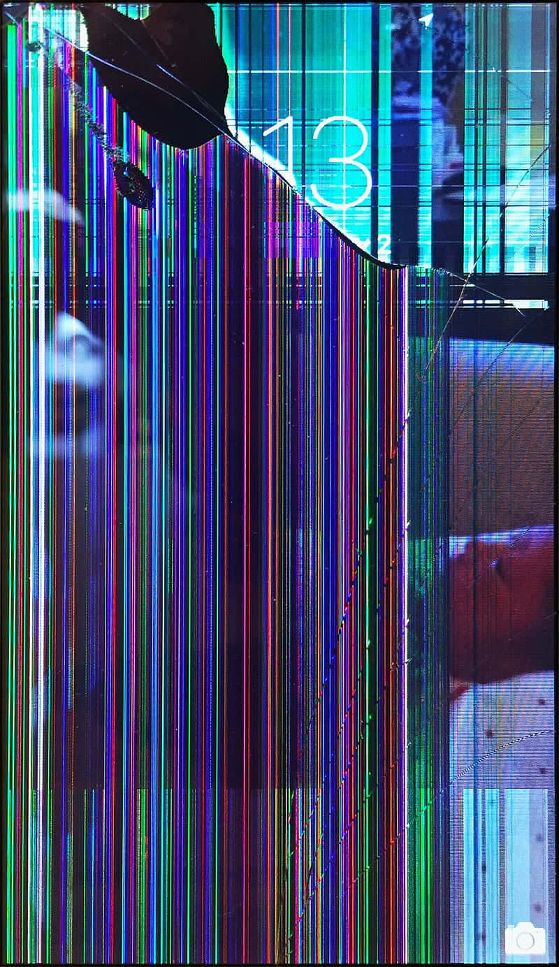破碎螢幕圖片