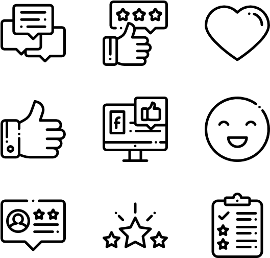 社交媒體互動圖標 壁紙