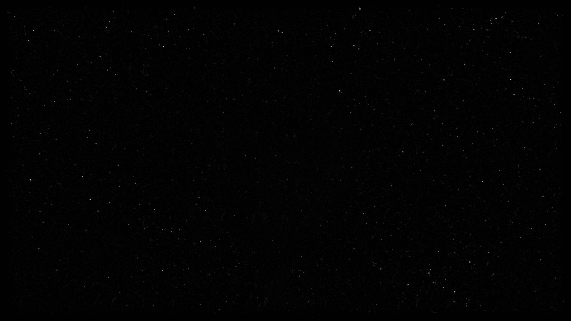 神秘暗黑星系 壁紙 — 廣闊的黑色天空中點綴著無數細小的白色星星，營造出寧靜的宇宙空間。