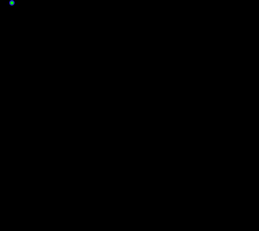 神秘發光物體夜空 壁紙