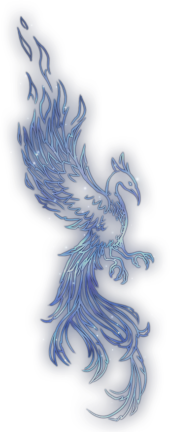 神秘藍鳳凰藝術 壁紙