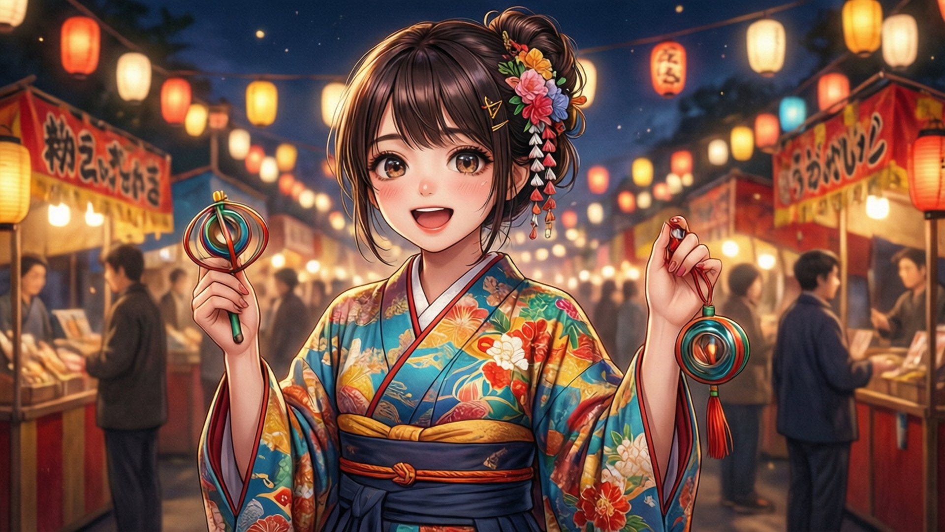 祭典之夜 壁紙