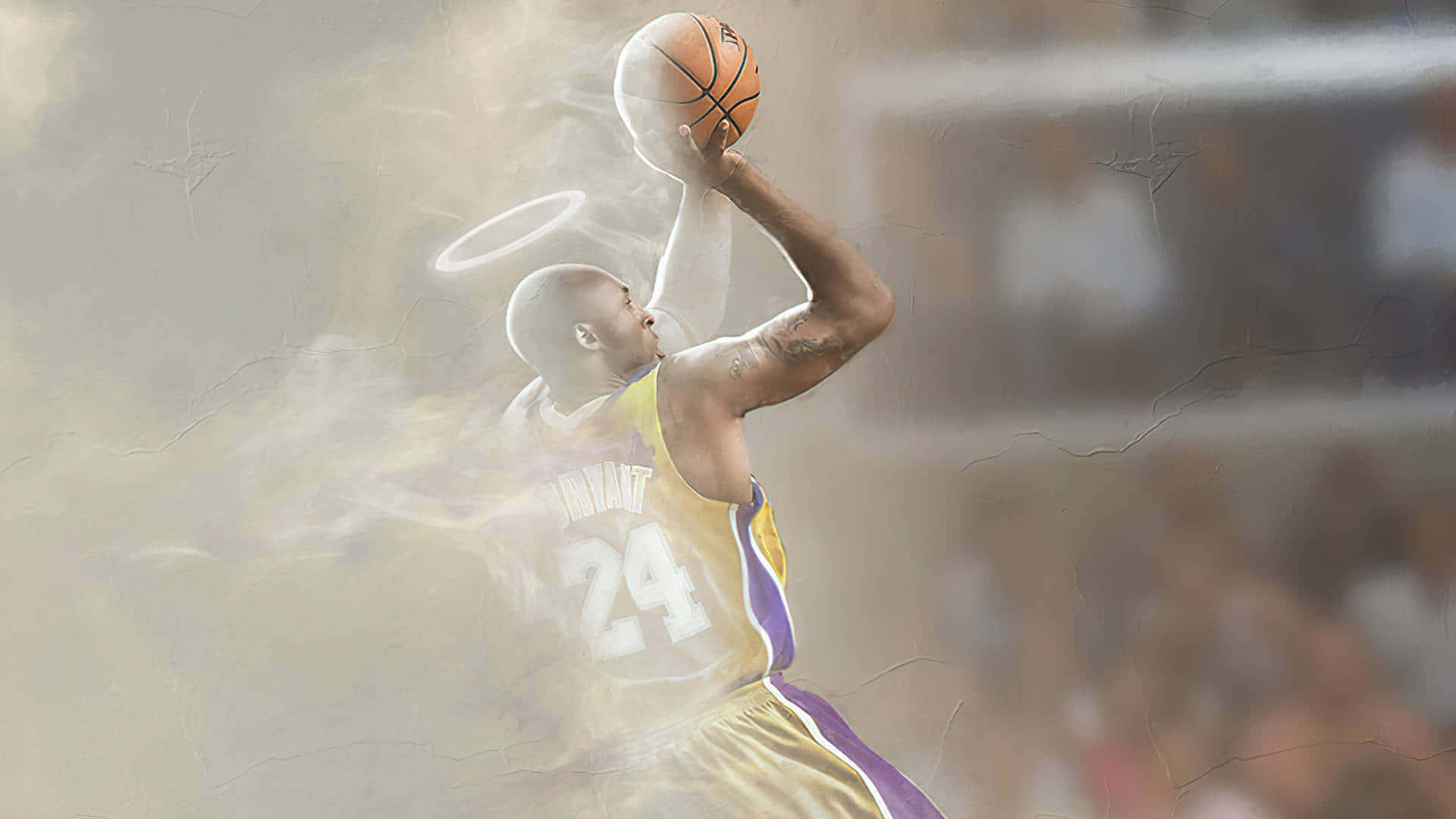 高比拜仁頭頂光環投籃。