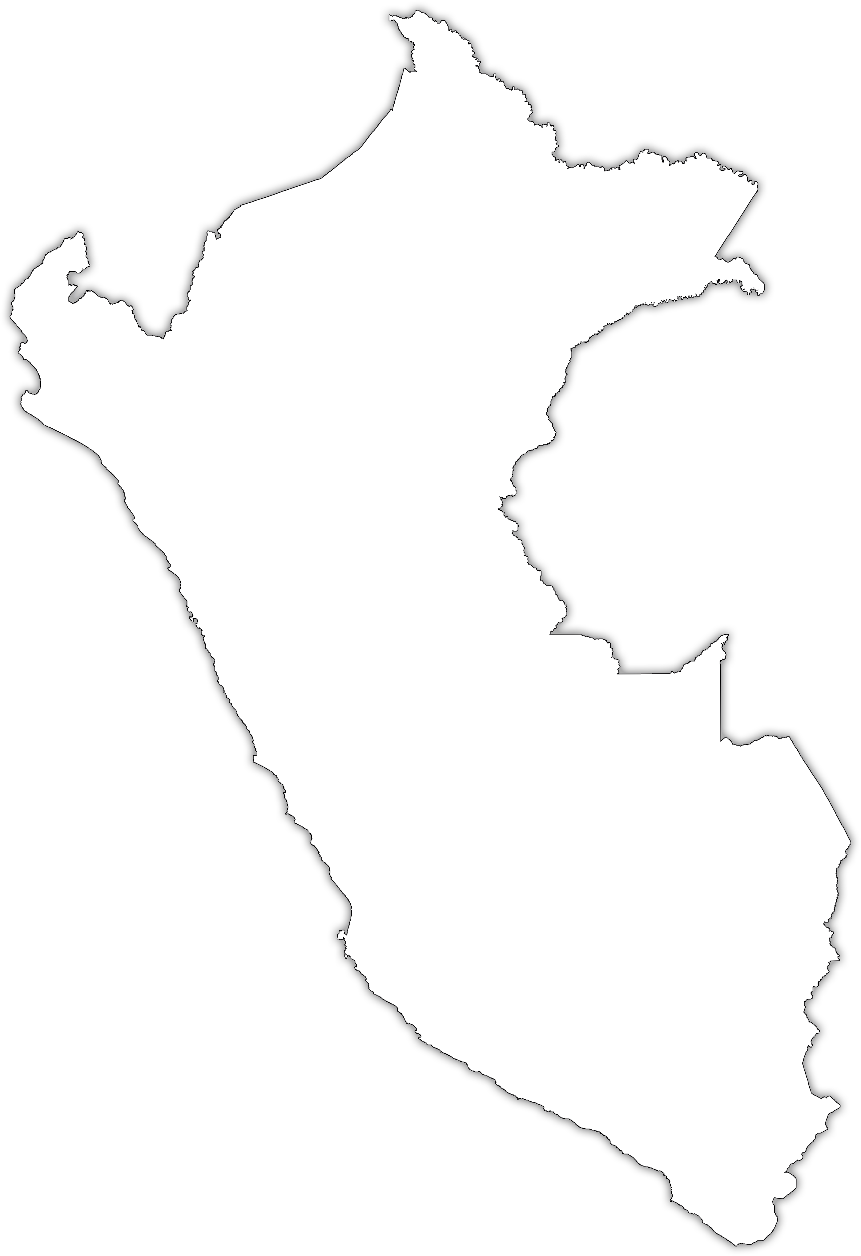 秘魯輪廓地圖 壁紙 — 純黑色背景，沒有可見的元素或紋理。