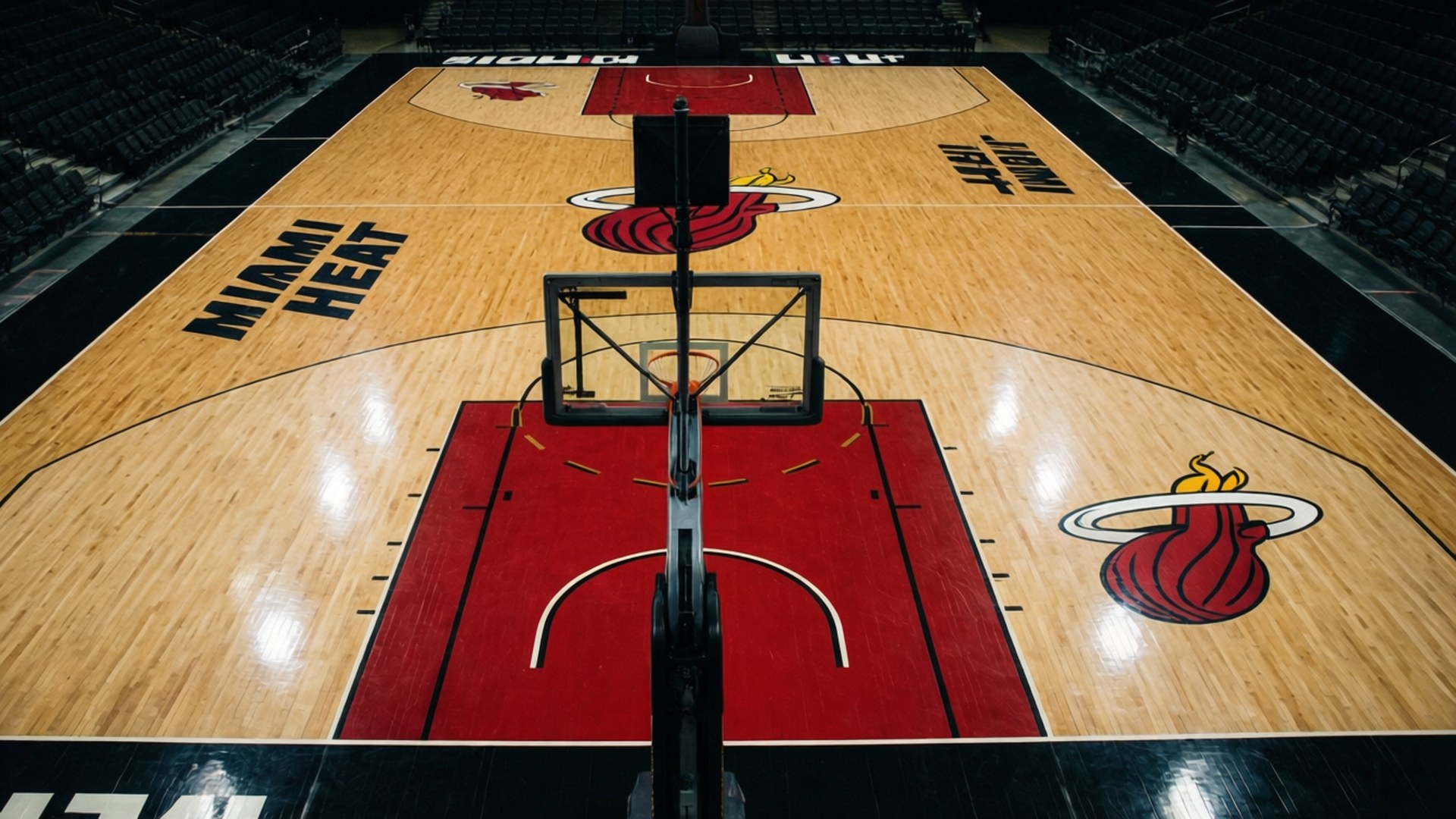 空場鳥瞰 Miami Heat 球場 壁紙