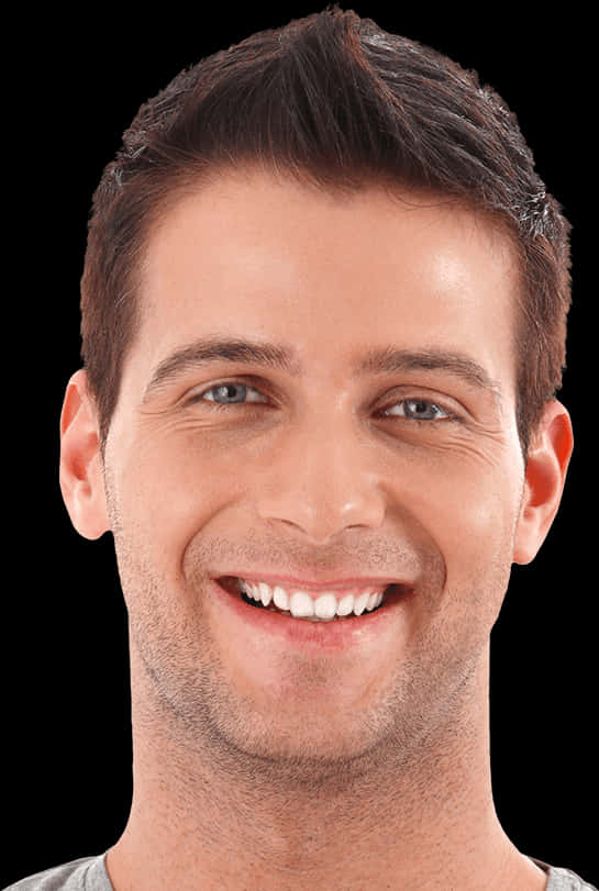 男性微笑嘴型PNG，透明背景PNG