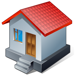 等距房屋圖標 壁紙